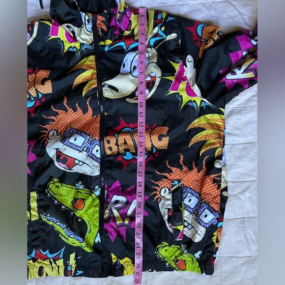 Members Only X Nickelodeon Rugrats Novelty Print Retro Nostalgic Windbreaker - L - Picture 11 of 12